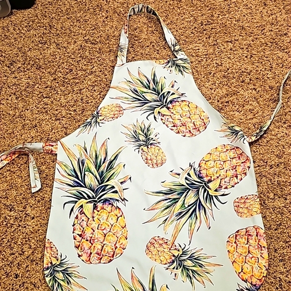 Nwot Electro threads pastel pineapple apron - Picture 1 of 2